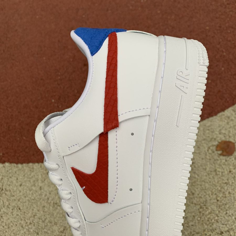 Nike Air Force 1 Snakeskin White Red Blue DC1164 100 Sneakers Men Women