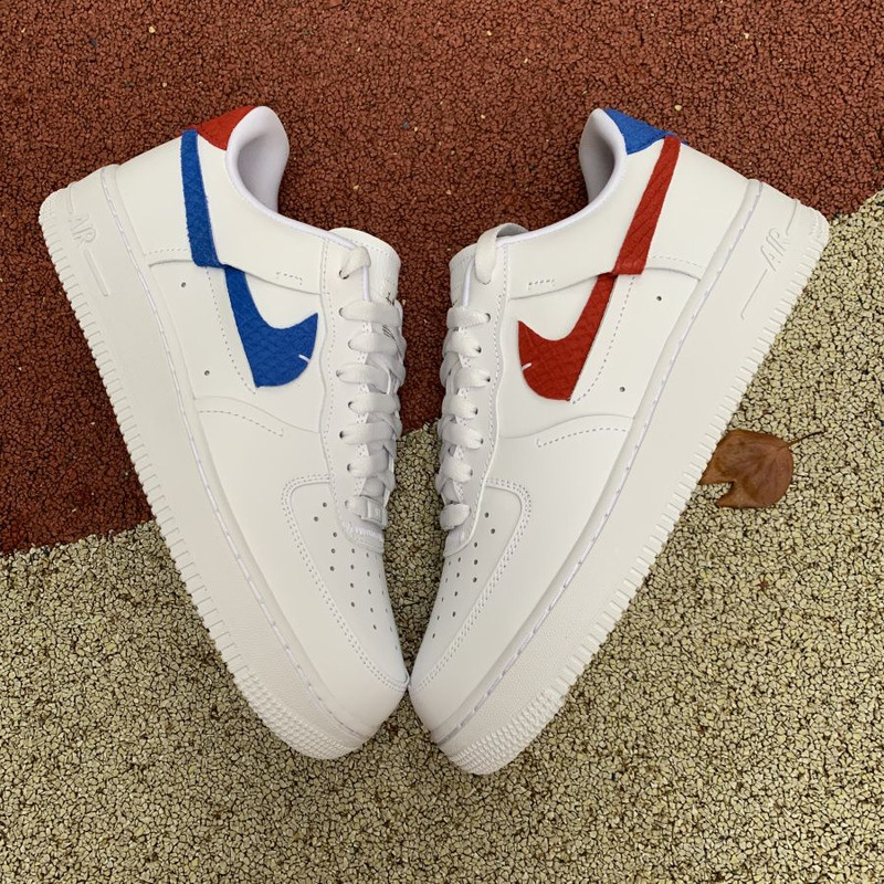 Nike Air Force 1 Snakeskin White Red Blue DC1164 100 Sneakers Men Women