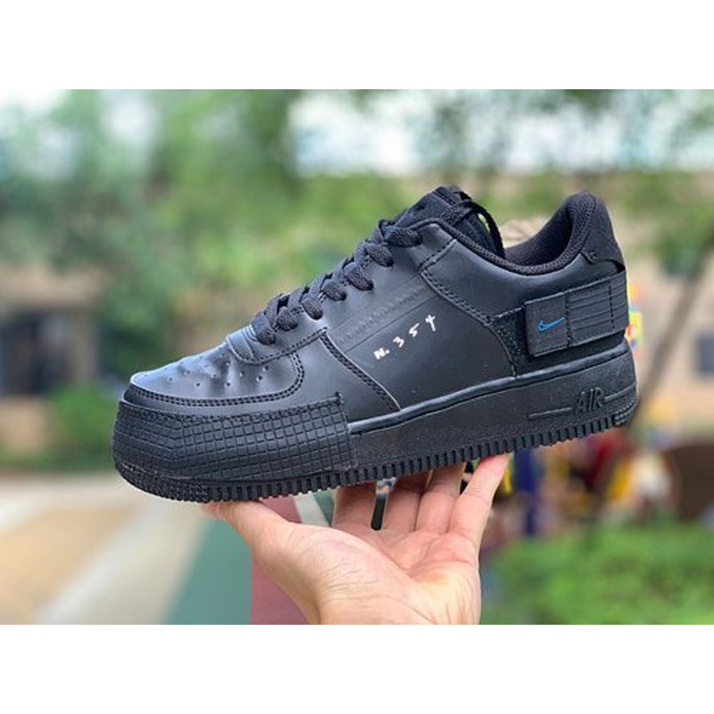 Nike Air Force 1 Type Translucent All Black AT7859 001 Sneakers men women