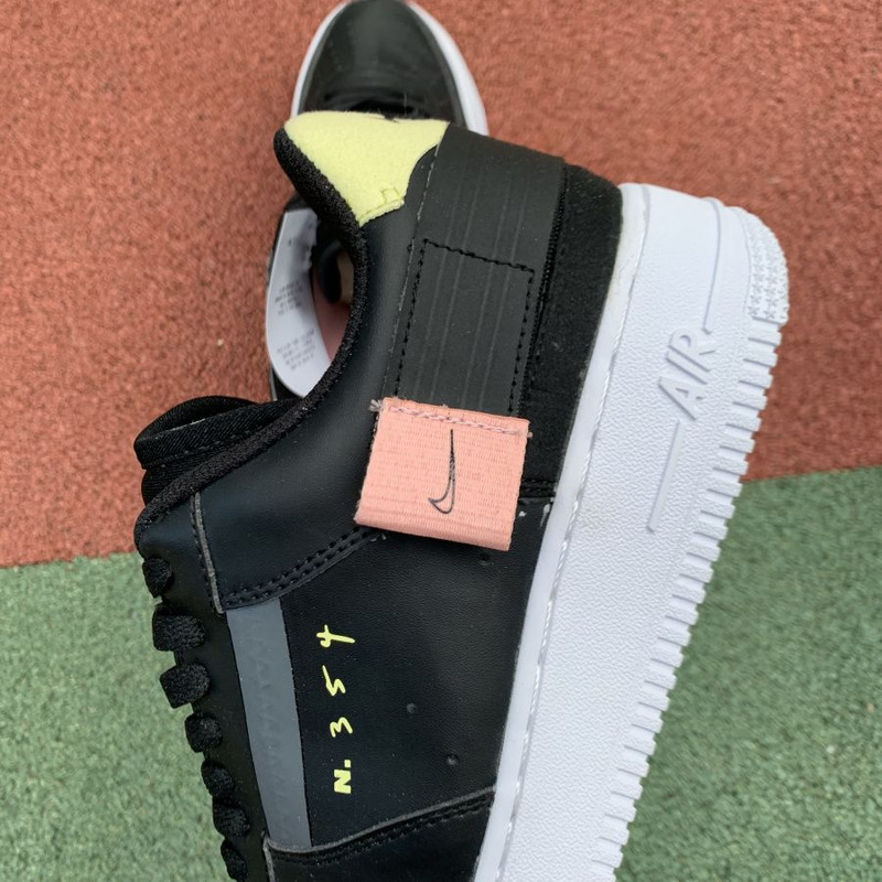 Nike Air Force 1 Type Translucent Black White CI0054 001 Sneakers men women