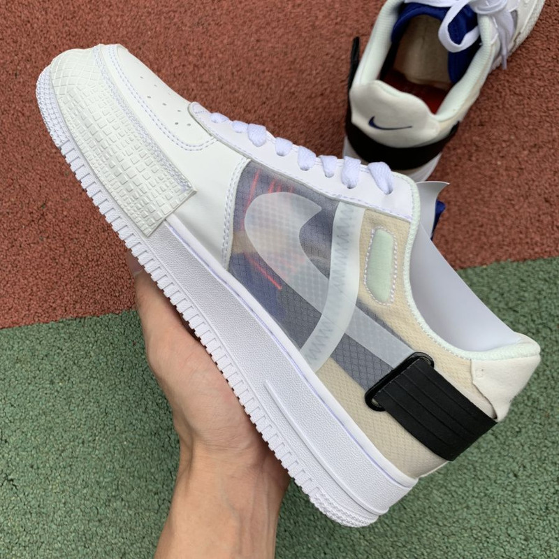 Nike Air Force 1 Type Translucent Pure White CI0054 100 Sneakers men women