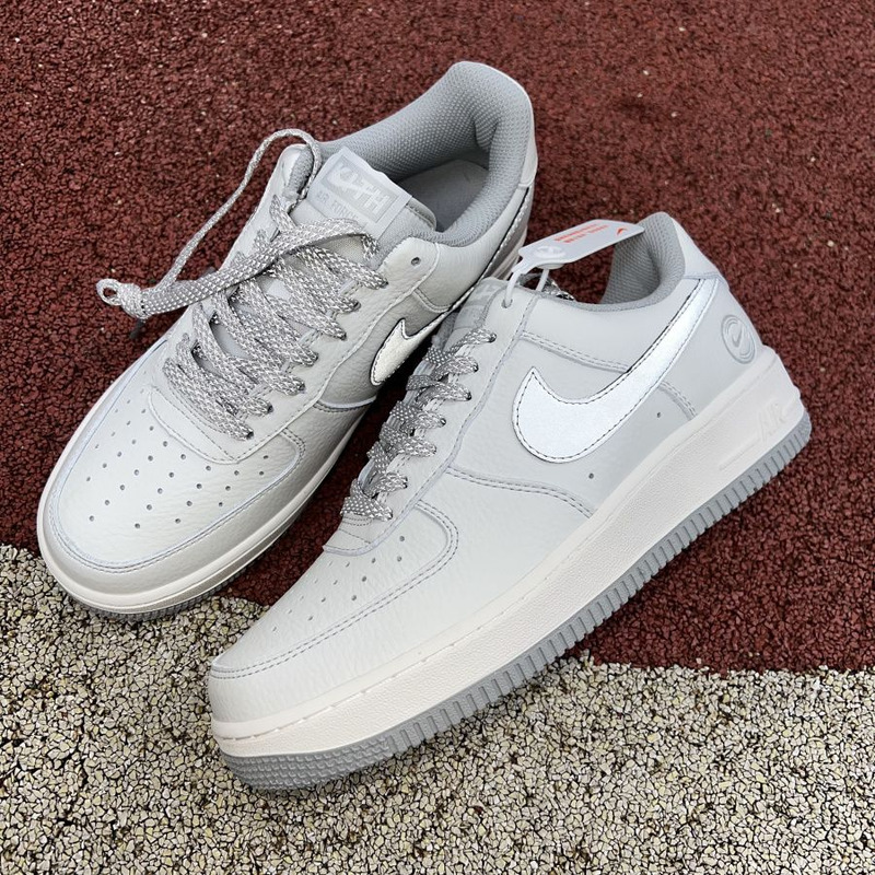 Nike Air Force 1 White Grey CH1808 006 Sneakers Men Women