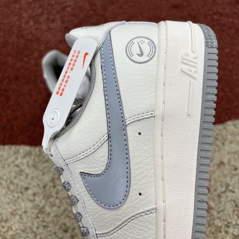 Nike Air Force 1 White Grey CH1808 006 Sneakers Men Women