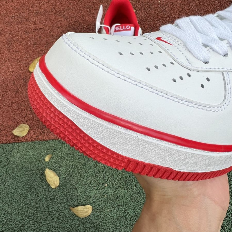 Nike Air Force 1 White Red CZ0327 100 Sneakers Men Women