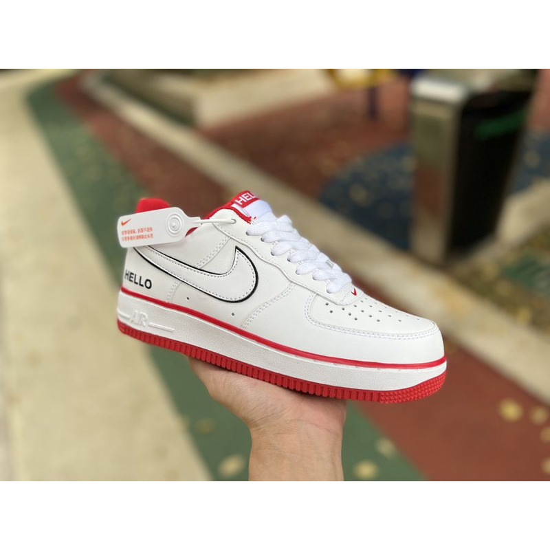 Nike Air Force 1 White Red CZ0327 100 Sneakers Men Women