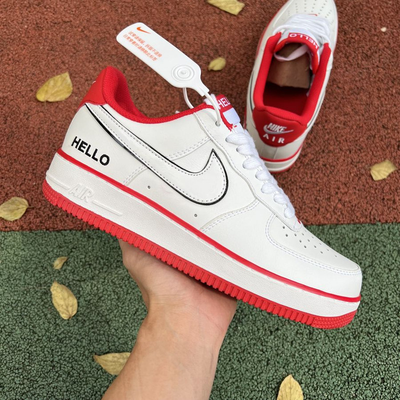 Nike Air Force 1 White Red CZ0327 100 Sneakers Men Women