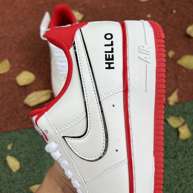 Nike Air Force 1 White Red CZ0327 100 Sneakers Men Women