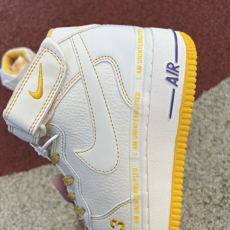 Nike Air Force 1 07 High Purple Lakers White Yellow DW8802 609 Sneakers men women