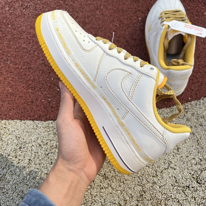 Nike Air Force 1 07 Low Purple Lakers White Yellow DW8802 605 Sneakers men women