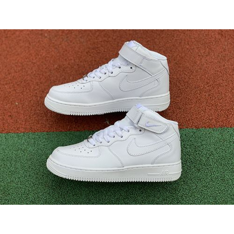 Nike Air Force 1 07 MID GS All White 366731 100Sneakers men women