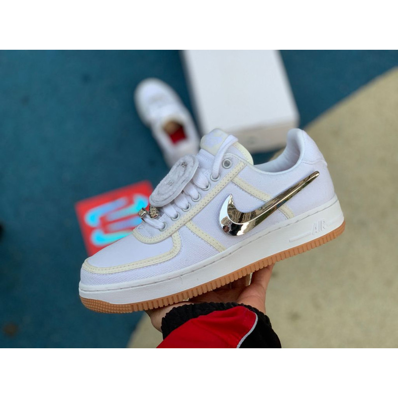 Travis Scott x Nike Air Force 1 AQ4211 100 Sneakers Women