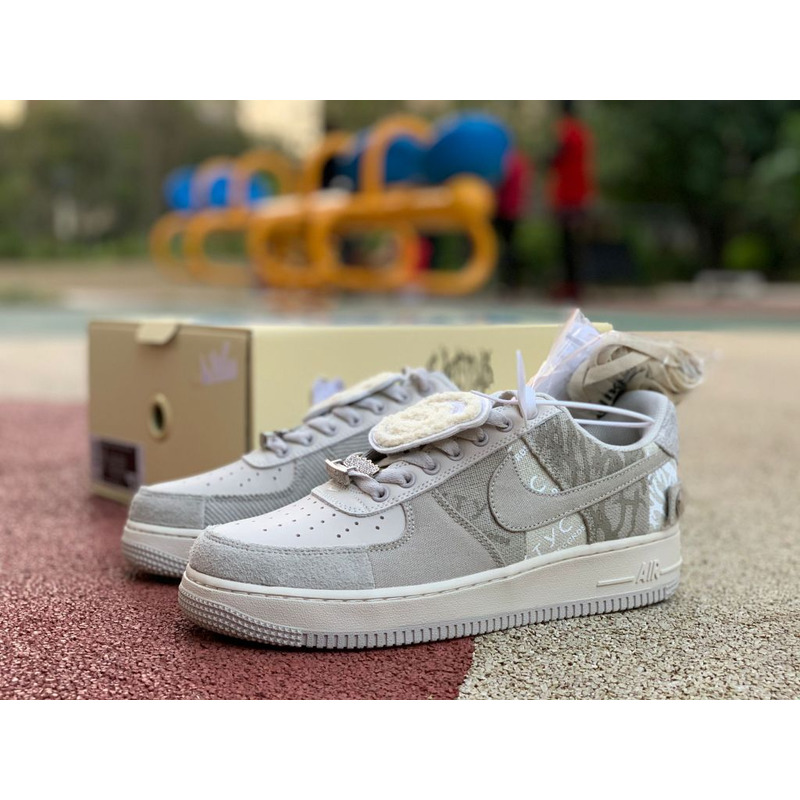 Travis Scott x Nike Air Force 1 Grey White CN2405 902 sneakers men women