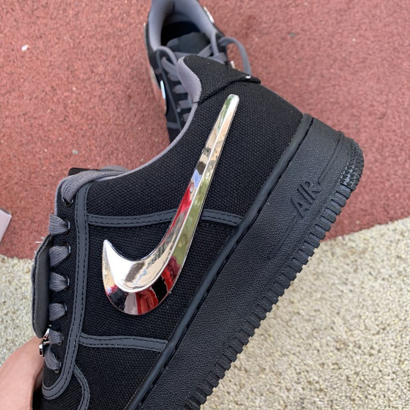 Travis Scott x Nike Air Force 1 Low Black Soul AQ4211 001 Sneakers Men