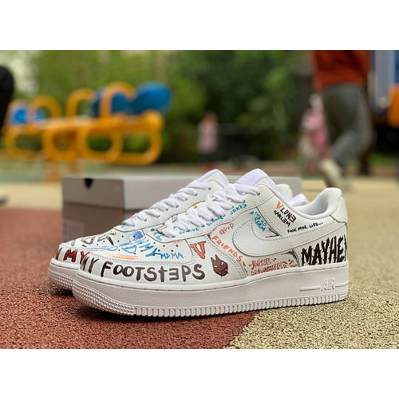 Vlone x Pauly x Air Force 1 Mase 315122 111 sneakers men women