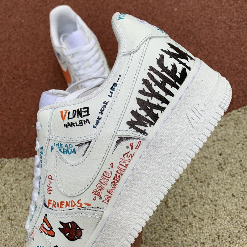 Vlone x Pauly x Air Force 1 Mase 315122 111 sneakers men women