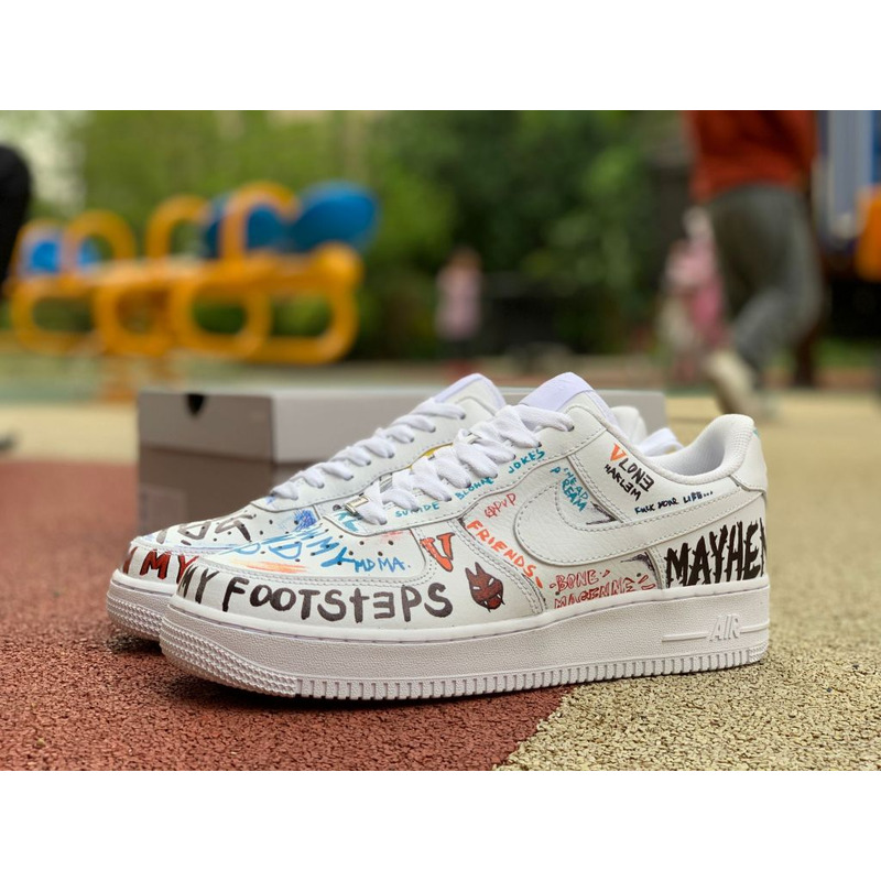 Vlone x Pauly x Air Force 1 Mase 315122 111 sneakers men women