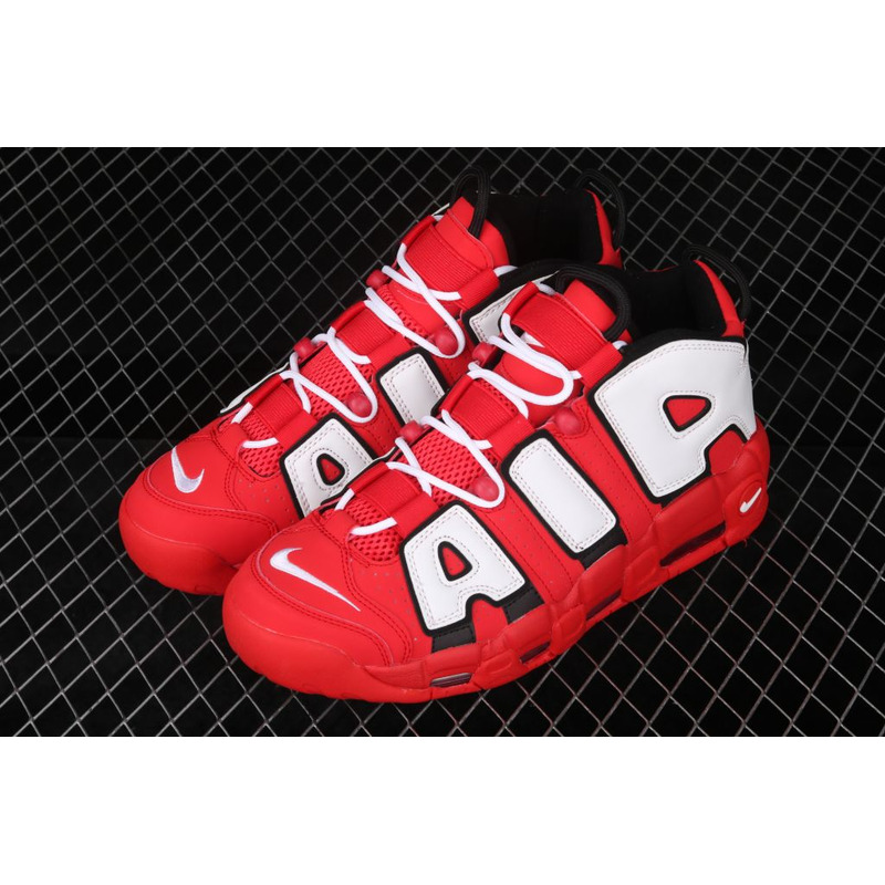 Nike Air More Uptempo 96 QS Hoop Pack"red white black bull"CD9402 100 Sneakers Women Men