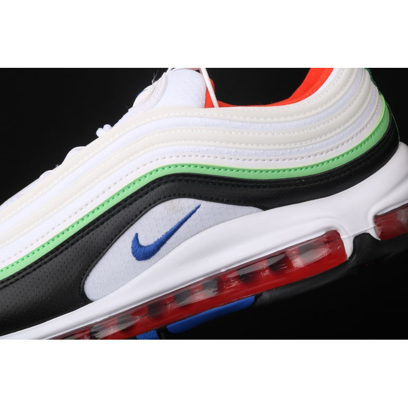 Nike Air Max 97 Black White Green 3M Reflective 921522 105 Sneakers Men Women