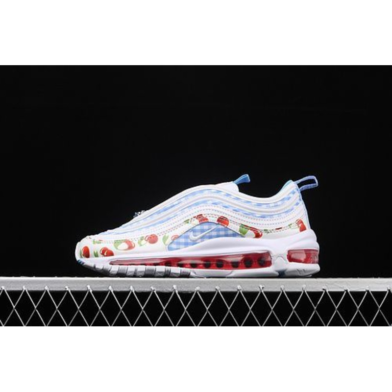 Nike Air Max 97 Cherry Blue Sneakers Men Women CW5806 100 Sneakers Men Women