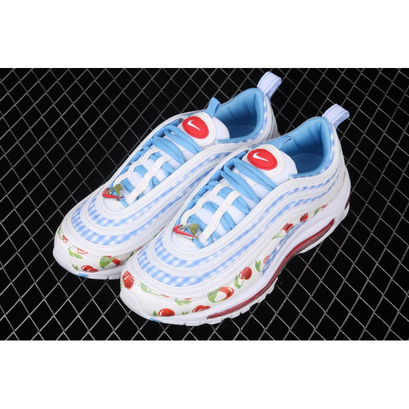 Nike Air Max 97 Cherry Blue Sneakers Men Women CW5806 100 Sneakers Men Women