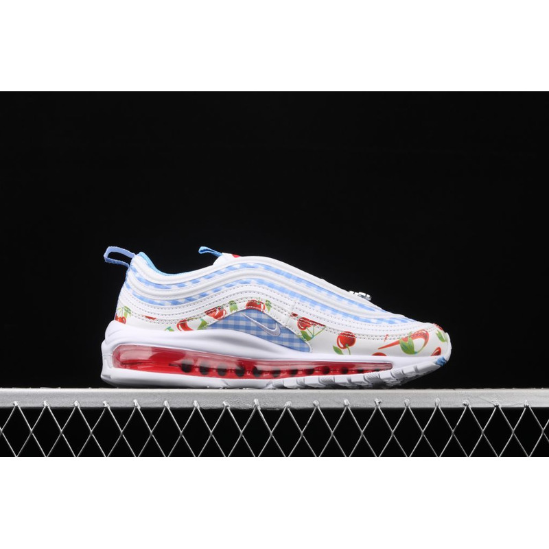 Nike Air Max 97 Cherry Blue Sneakers Men Women CW5806 100 Sneakers Men Women