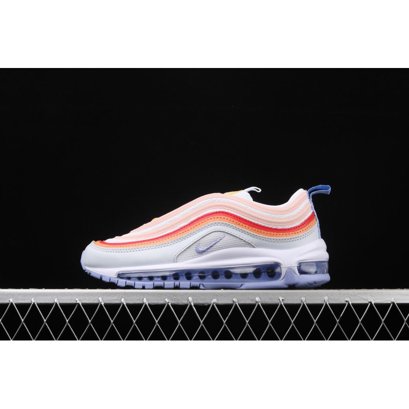 Nike Air Max 97 Purple Orange Reflective CW5588 001 Sneakers Men Women