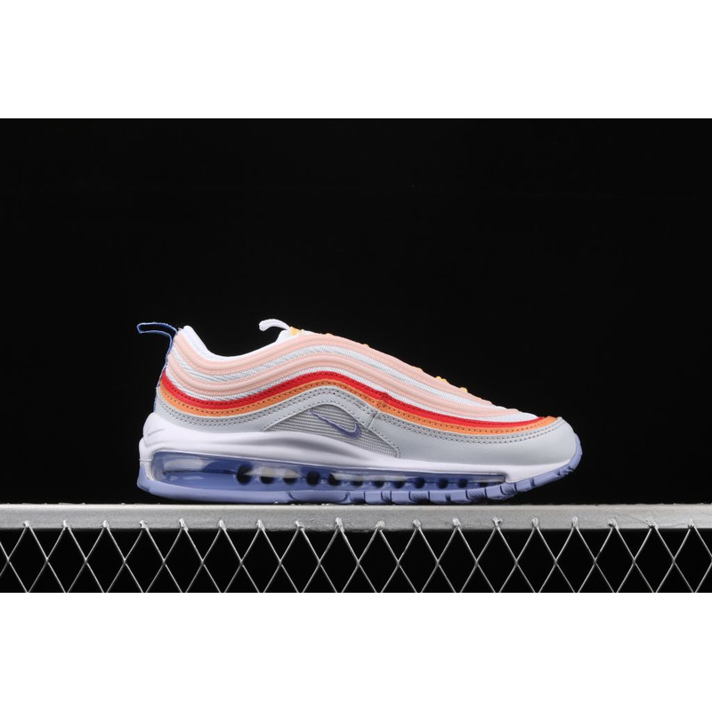 Nike Air Max 97 Purple Orange Reflective CW5588 001 Sneakers Men Women