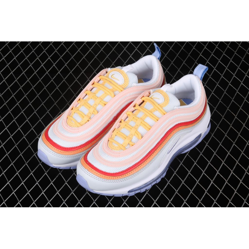 Nike Air Max 97 Purple Orange Reflective CW5588 001 Sneakers Men Women