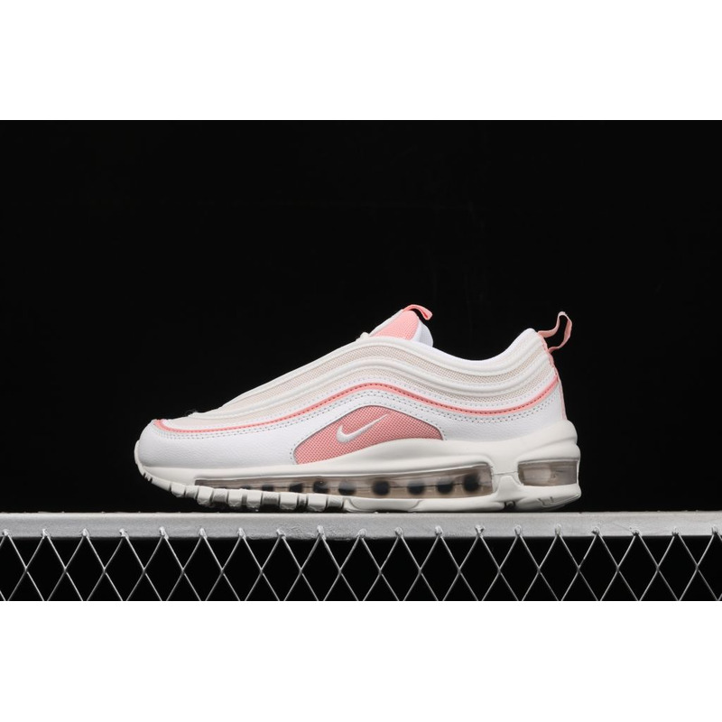 Nike Air Max 97 White Powder 3M Reflective Bullet Running Shoes 921733 104 Sneakers Women