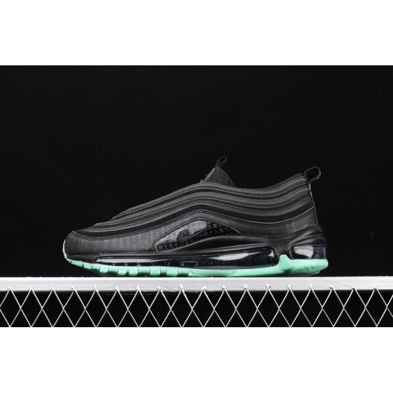 Nike Air Max 97 GLOW Black Green Luminous 921826 017 Sneaker men women