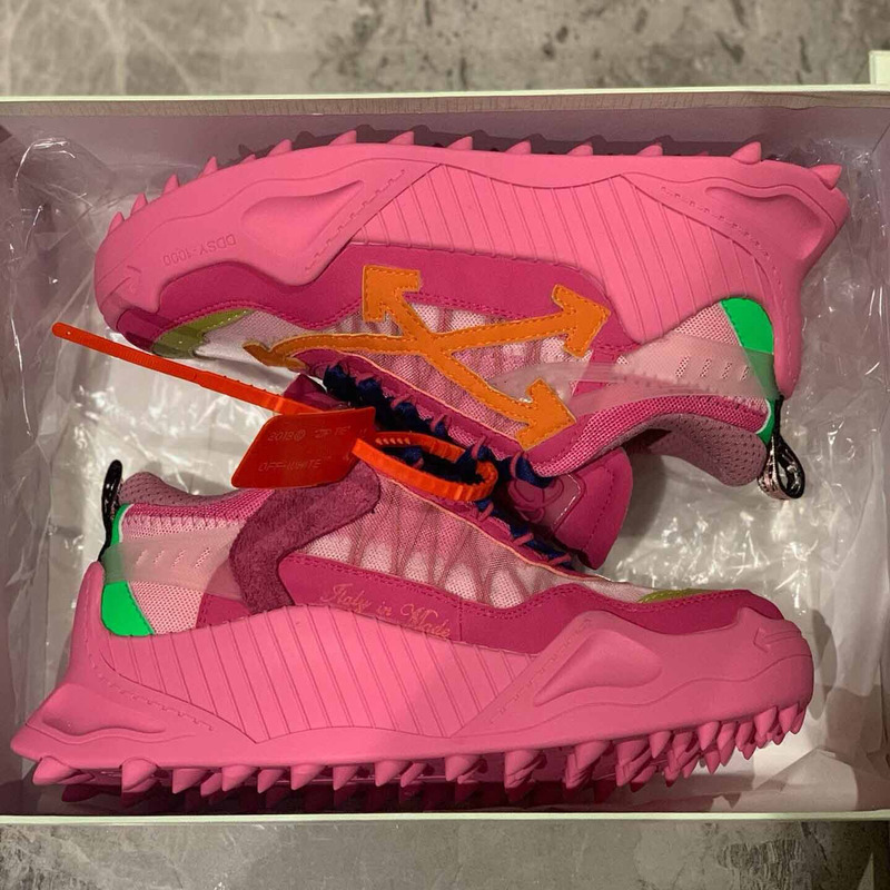 OFF-WHITE Pink Sneakers