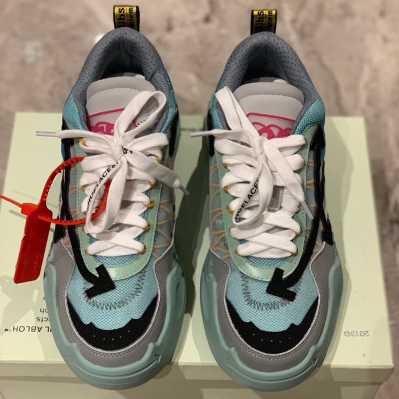 OFF-WHITE Green Sneakers