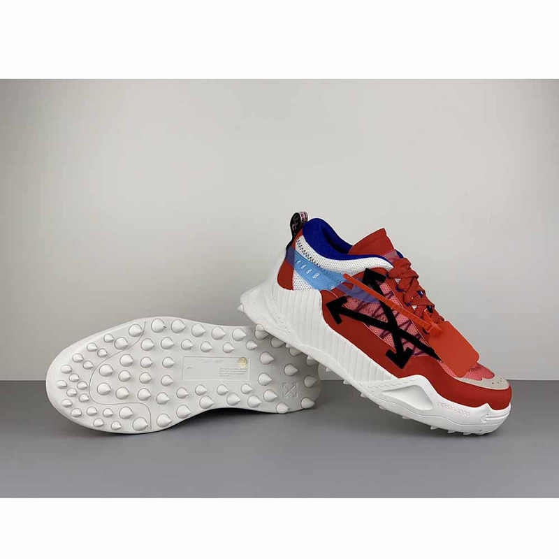 Off-White ODSY-1000 Sneakers in Red/Blue