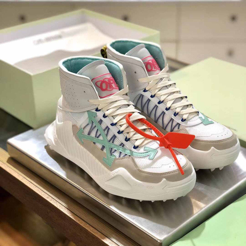 Off-White High Top Running Sneakers