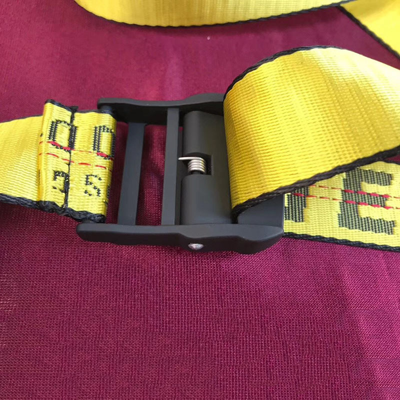 Off-White Waist Belt in Yellow With Black Buckle