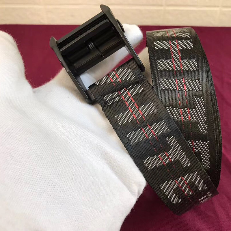 Off-White Waist Belt in Black With Black Buckle