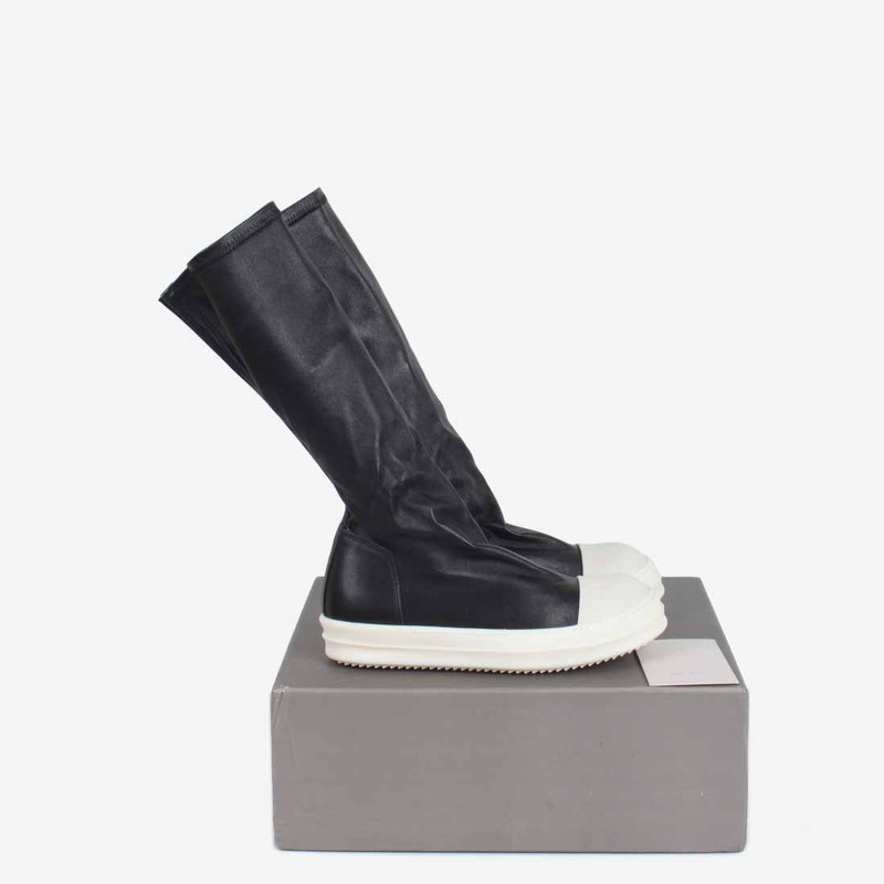 Rick Owens Drkshdw Mid-Calf Flat Boots