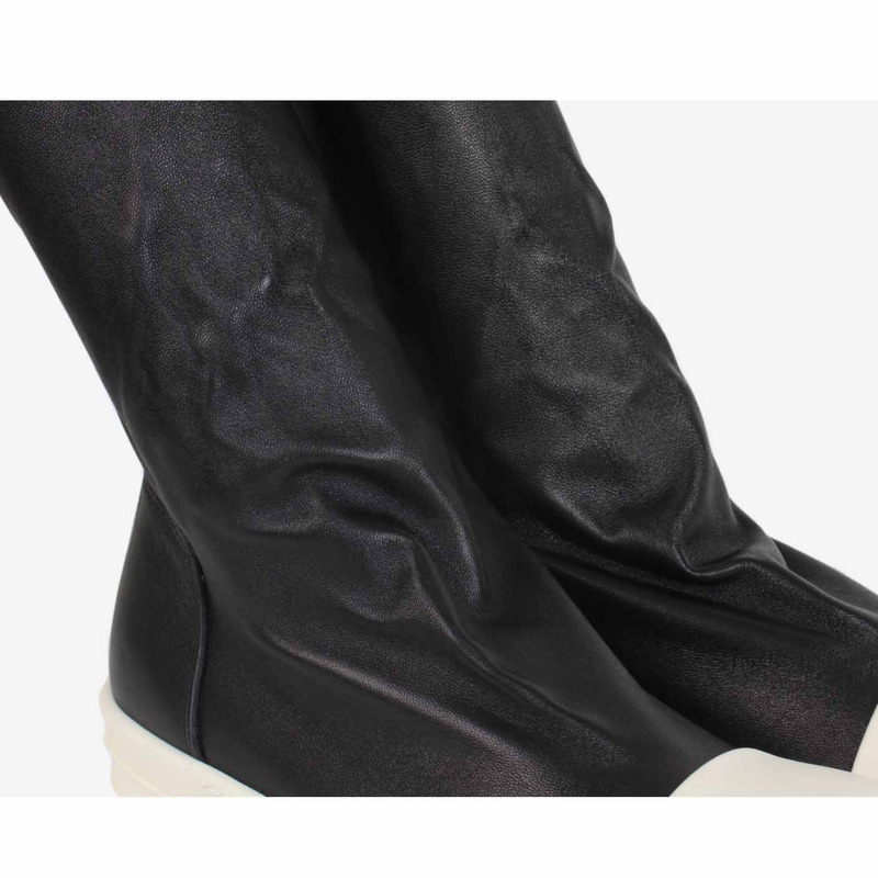 Rick Owens Drkshdw Mid-Calf Flat Boots