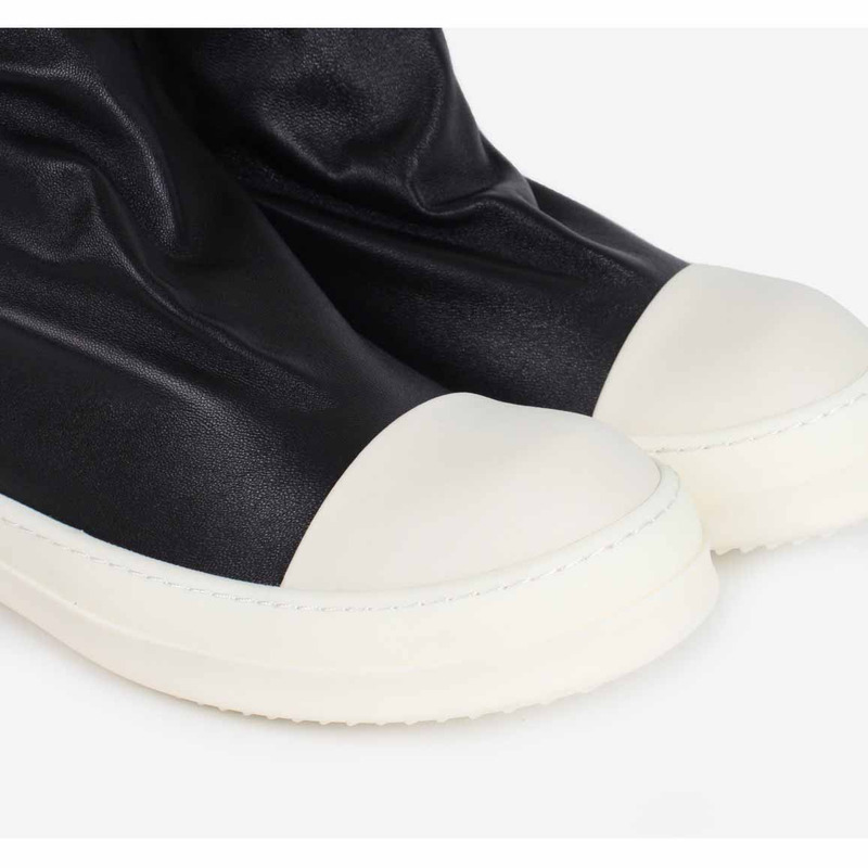 Rick Owens Drkshdw Mid-Calf Flat Boots