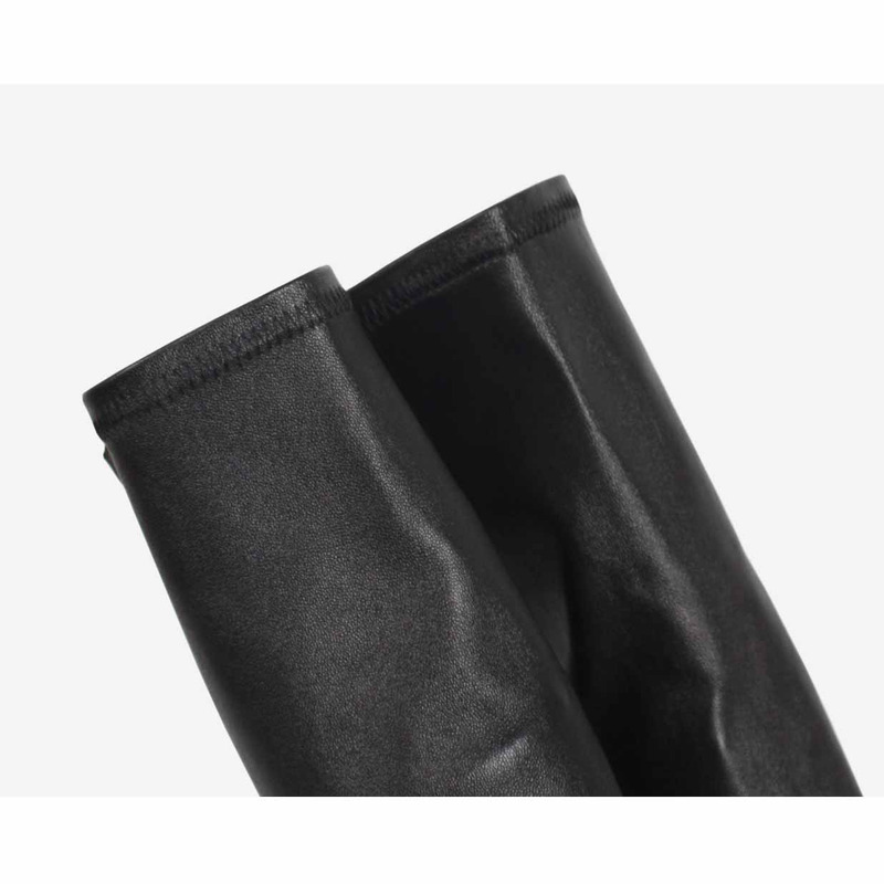 Rick Owens Drkshdw Mid-Calf Flat Boots