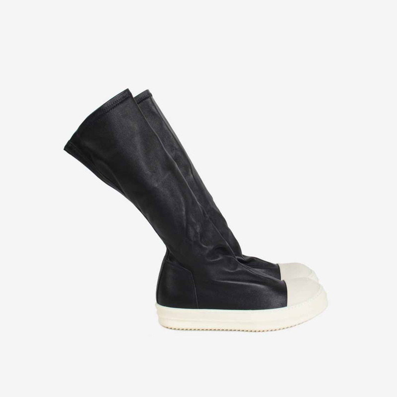 Rick Owens Drkshdw Mid-Calf Flat Boots