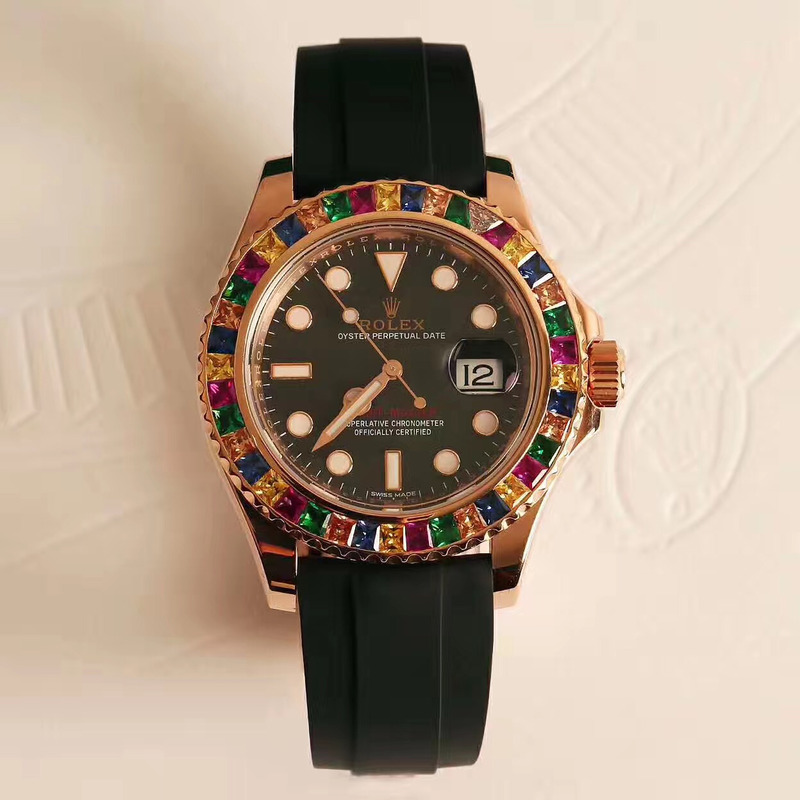 High Quality Rolex Yacht-Master 40 Candy Color Gem Bezel