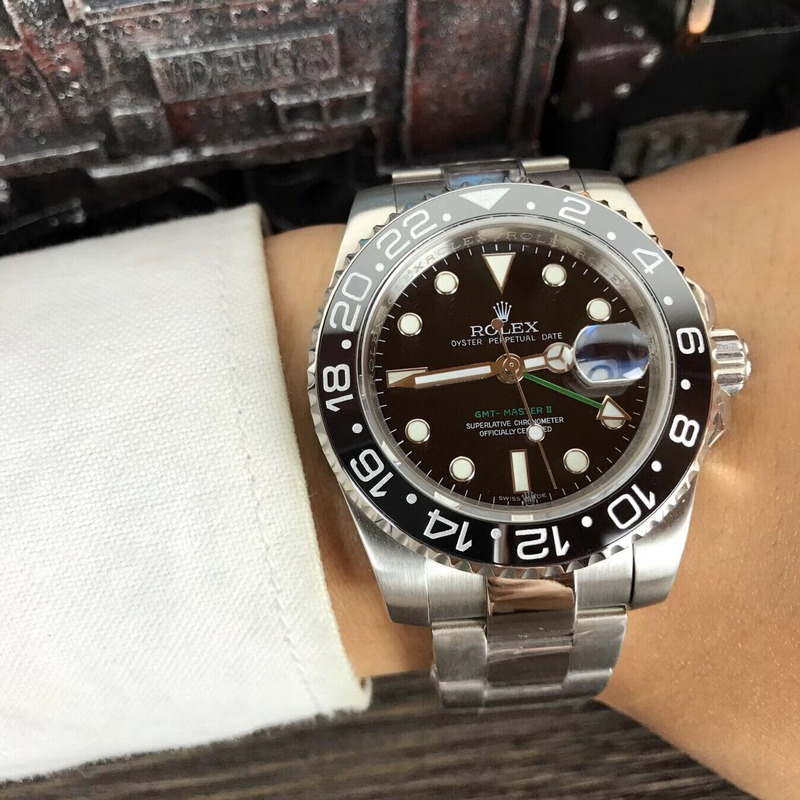 High Quality Rolex Oyster Perpetual GMT-Master II Watch Silver