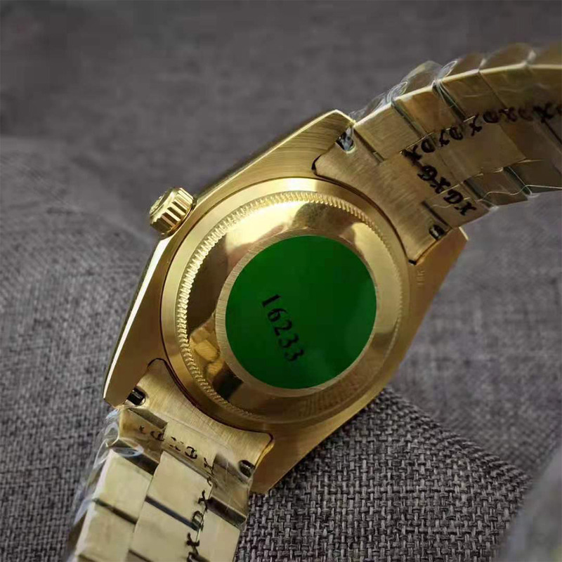 High Quality Rolex Gold Watch with Roman Dial