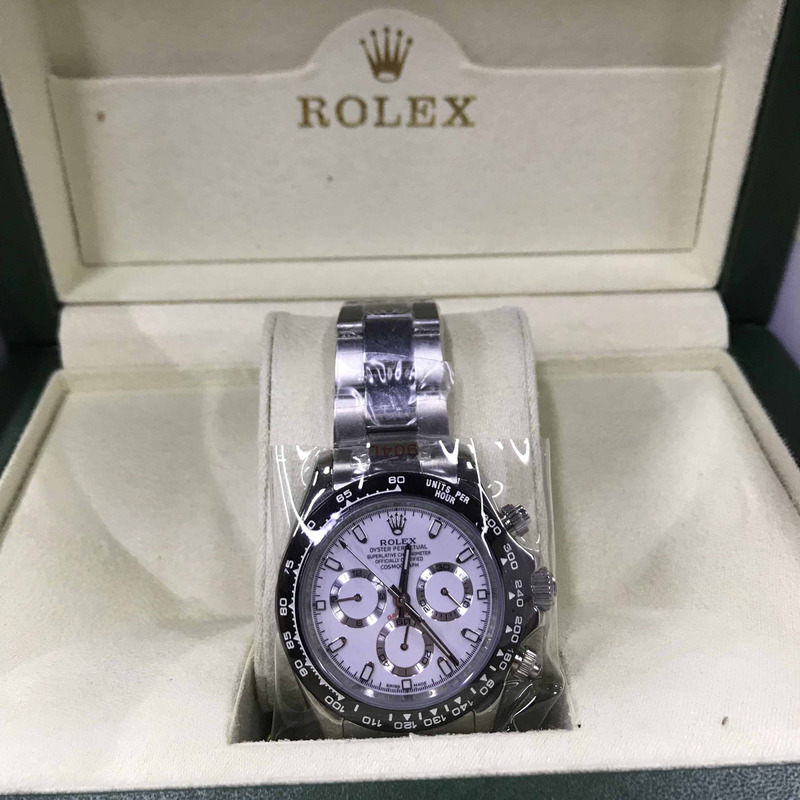 Rolex Daytona Stainless Steel Bracelet White Dial 80297