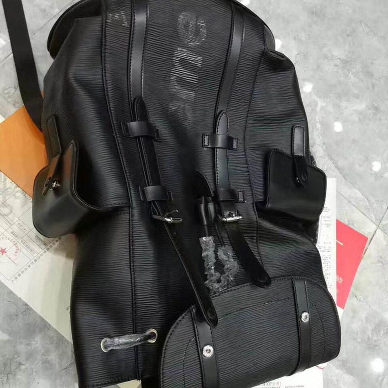 Sup*e x lv black backpacks