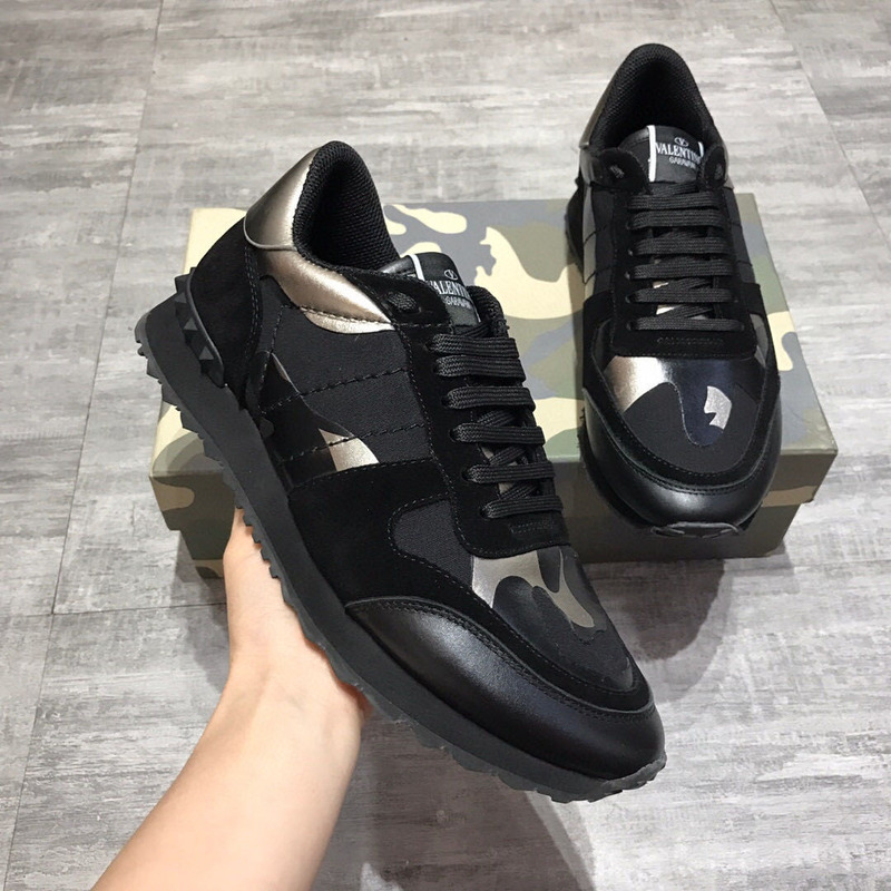 Valentino Garavani Camo Rockrunner Sneakers