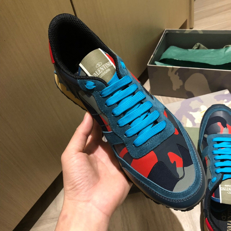 Valentino Garavani Camo Rockrunner Sneakers