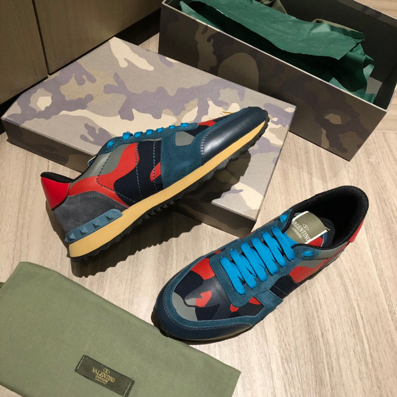 Valentino Garavani Camo Rockrunner Sneakers