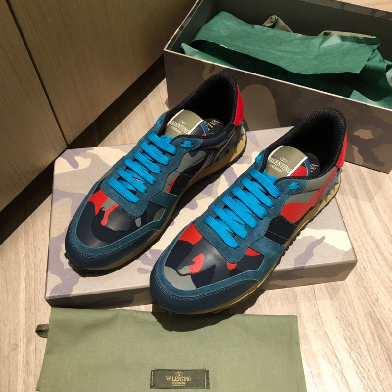 Valentino Garavani Camo Rockrunner Sneakers